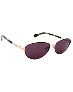 Guess 57 mm Gold / Brown Sunglasses