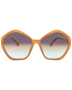 Guess 58 mm Orange/Other Sunglasses