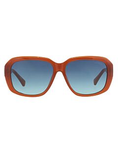 Guess 58 mm Orange Sunglasses