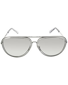 Guess 59 mm White/Clear Sunglasses