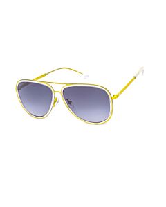 Guess 59 mm Yellow Sunglasses