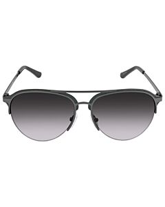 Guess 60 mm Shiny Gunmetal Sunglasses