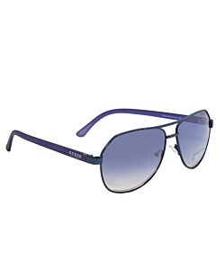 Guess 61 mm Blue Sunglasses