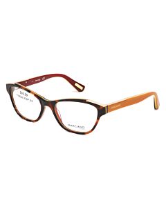 Guess By Marciano 53 mm Brown Eyeglass Frames