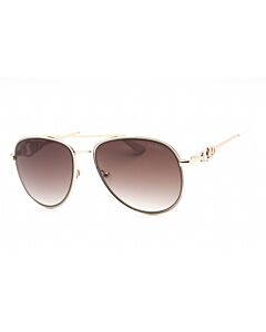 Guess Factory 56 mm Gold Sunglasses