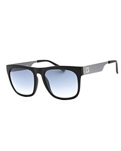 Guess Factory 56 mm Matte Black Sunglasses