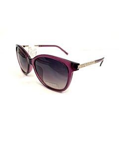 Guess Factory 56 mm Shiny Violet Sunglasses