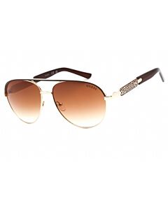 Guess Factory 57 mm Gold Sunglasses