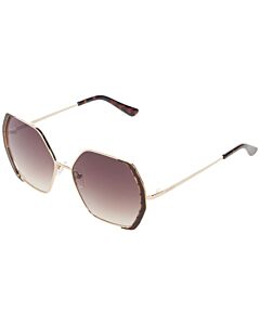 Guess Factory 57 mm Gold Sunglasses
