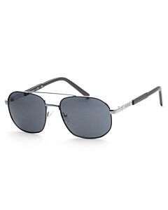 Guess Factory 57 mm Shiny Blue Sunglasses