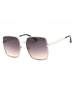 Guess Factory 58 mm Gold Sunglasses