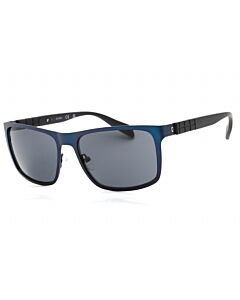 Guess Factory 58 mm Shiny Blue Sunglasses