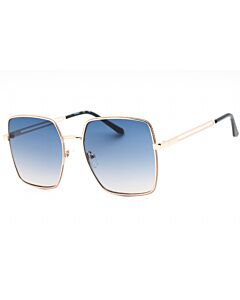 Guess Factory 58 mm Shiny Rose Gold Sunglasses