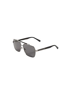 Guess Factory 60 mm Shiny Gunmetal Sunglasses
