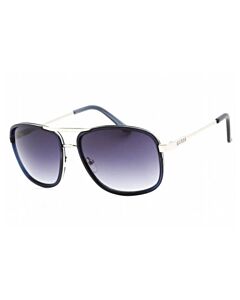 Guess Factory 61 mm Silver;Navy Sunglasses
