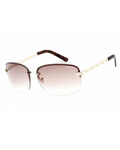Guess Factory 66 mm Gold Sunglasses