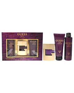 Guess Gold by Guess for Men - 3 Pc Gift Set 2.5oz EDT Spray, 6.0oz Deodorizing Body Spray, 6.7oz Shower Gel
