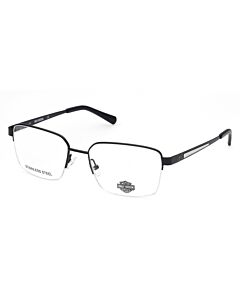 Harley Davidson 56 mm Matte Black Eyeglass Frames