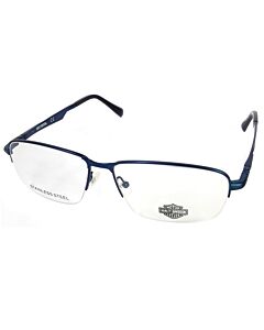Harley Davidson 59 mm Blue Eyeglass Frames