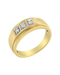 Haus of Brilliance 10K Yellow Gold 3/4 ct TDW Diamond Band Ring (H-I,I1-I2)