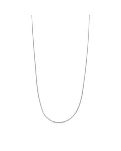 Haus of Brilliance .925 Sterling Silver 0.7 mm Slim and Dainty Unisex 18" Inch Curb Chain Necklace