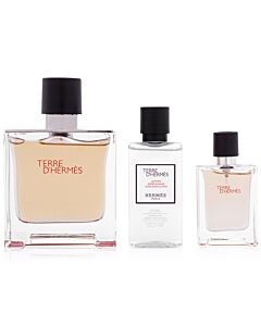 Hermes Men's Terre D'Hermes Pure Perfume Gift Set Fragrances 3346130413059