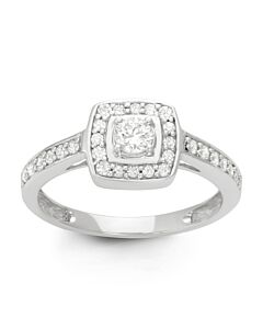 Hetal Diamonds 1/2 Cttw Bridal Ring In 14K Gold