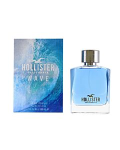 Hollister Men's Wave EDT Spray 3.4 oz Fragrances 847666038424