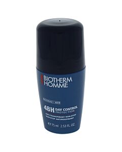 Homme 48h Day Control Protection Antiperspirant Deodorant Roll-On by Biotherm for Men - 2.53 oz Deodorant Roll-On