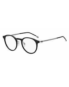 Hugo Boss 49 mm Ruthenium Matte Black Eyeglass Frames