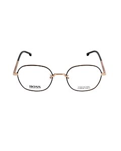 Hugo Boss 51 mm Matte Gold Black Eyeglass Frames