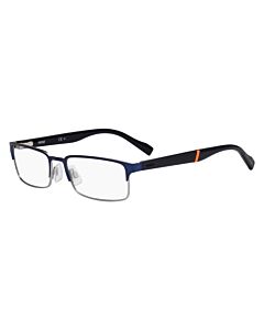 Hugo Boss 53 mm Matte Blue Ruthenium Eyeglass Frames