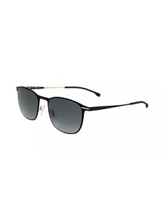 Hugo Boss 54 mm Matte Black/Gold Sunglasses