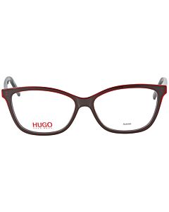 Hugo Boss 55 mm Black/Red Eyeglass Frames