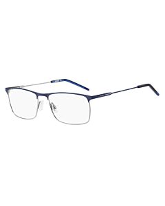 Hugo Boss 56 mm Blue Ruthenium Eyeglass Frames
