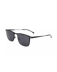 Hugo Boss 56 mm Matte Black/Ruthenium Sunglasses