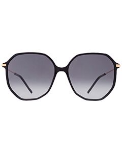 Hugo Boss 58 mm Shiny Black Sunglasses