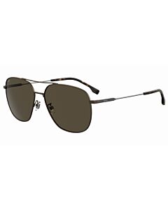 Hugo Boss 62 mm Matte Brown Sunglasses