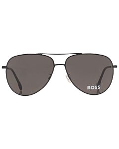 Hugo Boss 63 mm Matte Black Gold Sunglasses