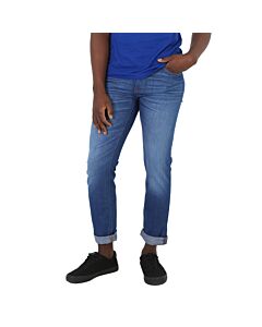 Hugo Boss Bright Blue Italian Denim Regular-Fit Jeans