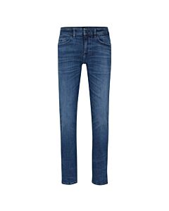 Hugo Boss Medium Blue Delaware Slim-Fit Denim Jeans