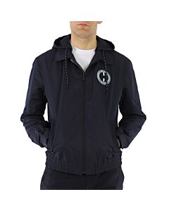 Hugo Boss Men's Dark Blue Carsen Logo Embroidered Jacket
