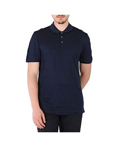 Hugo Boss Men's Dark Blue Slim Stretch Polo Shirt
