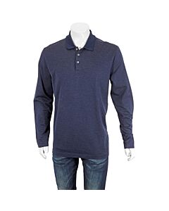 Hugo Boss Men's Long-sleeve Cotton Jersery Polo Shirt