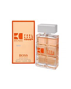 Hugo Boss Men's Orange Feel Good Summer EDT Spray 2.03 oz Fragrances 0737052696072