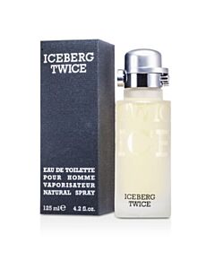 Iceberg Men's Twice EDT Spray 4.2 oz Fragrances 3605471700137