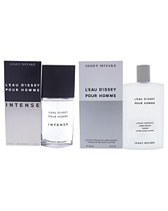 Issey Miyake Men's Leau Dissey Intense and After Shave Lotion Kit Gift Set Sets 843711378729