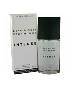 Issey Miyake Men's L'Eau d'Issey pour Homme Intense EDT Spray 4.2 oz (Tester) Fragrances 3423476486012