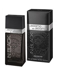 Jacomo Men's Jacomo de Jacomo In Black EDT Spray 3.4 oz Fragrances 3392865073174