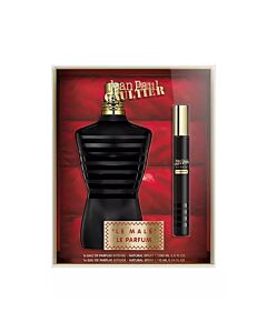 Jean Paul Gaultier Le Male Le Parfum 2 Pcs Set For Men: 6.8 Eau De Parfum Intense Spray + 0.34 Eau De Parfum Intense Spray